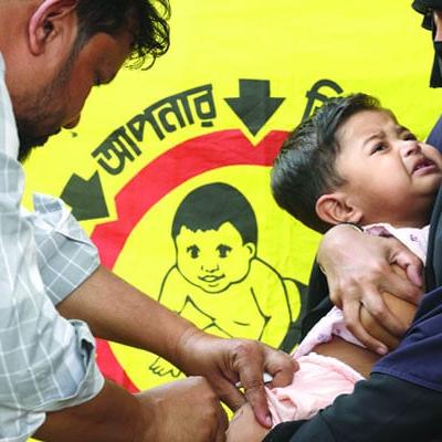 ৩০ উপজেলায় হাম ও রুবেলা টিকাদান কর্মসূচি শুরু, ৩ মে থেকে সারা দেশে
