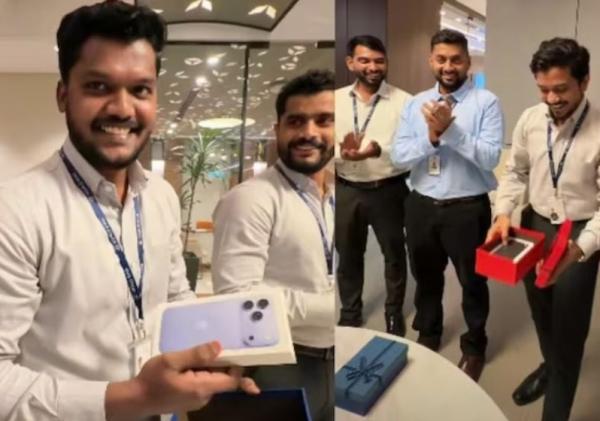 অফিসের প্রত্যেক কর্মীকে আইফোন উপহার দিলেন বস!