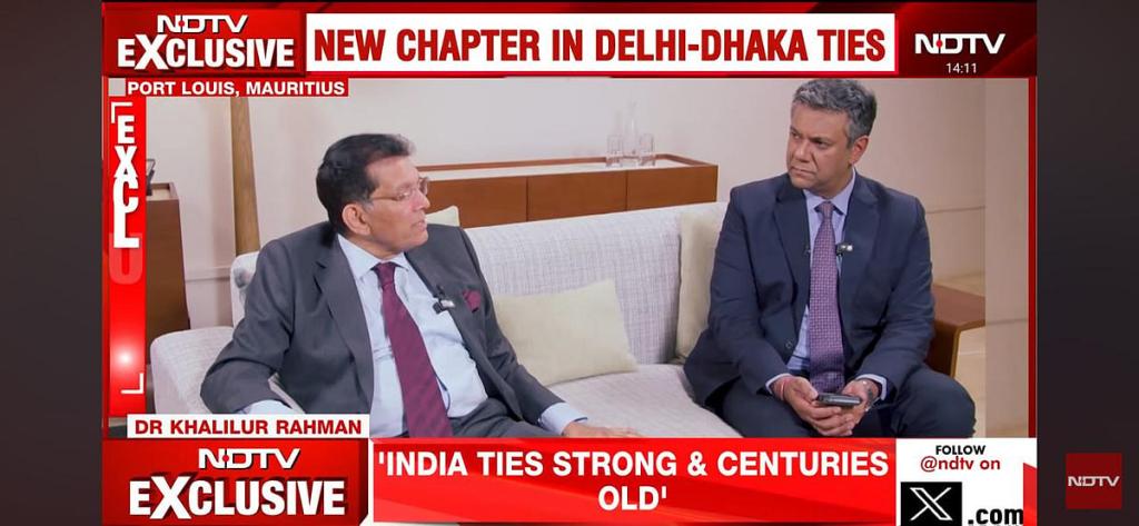 সম্পর্ক পুনর্গঠনে গঙ্গা চুক্তি হবে প্রথম পরীক্ষা: খলিলুর রহমান