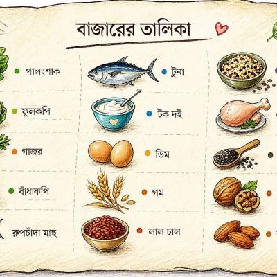 হার্ট সুস্থ রাখতে কেমন বাজার করবেন