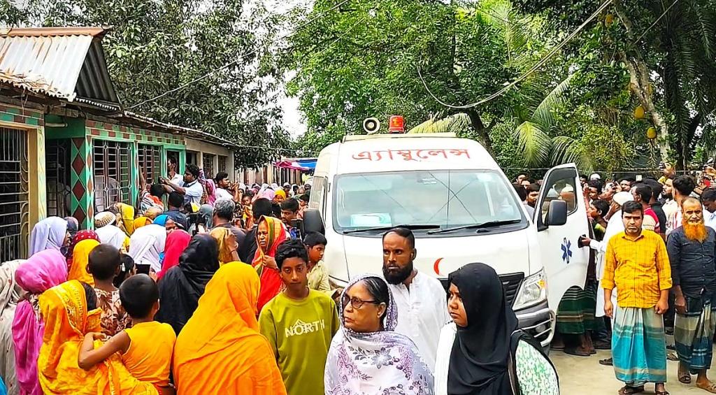 জামালপুরে বাড়িতে পৌঁছাল ফ্লোরিডায় খুন হওয়া লিমনের লাশ, গ্রামজুড়ে শোক