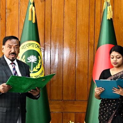 সংসদের সংরক্ষিত নারী আসনের সদস্য হিসেবে শপথ নিলেন নুসরাত তাবাসসুম