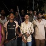 জামালপুর সীমান্তে ঠেলে পাঠানো প্রতিরোধে বিজিবির সঙ্গে গ্রামবাসীর পাহারা